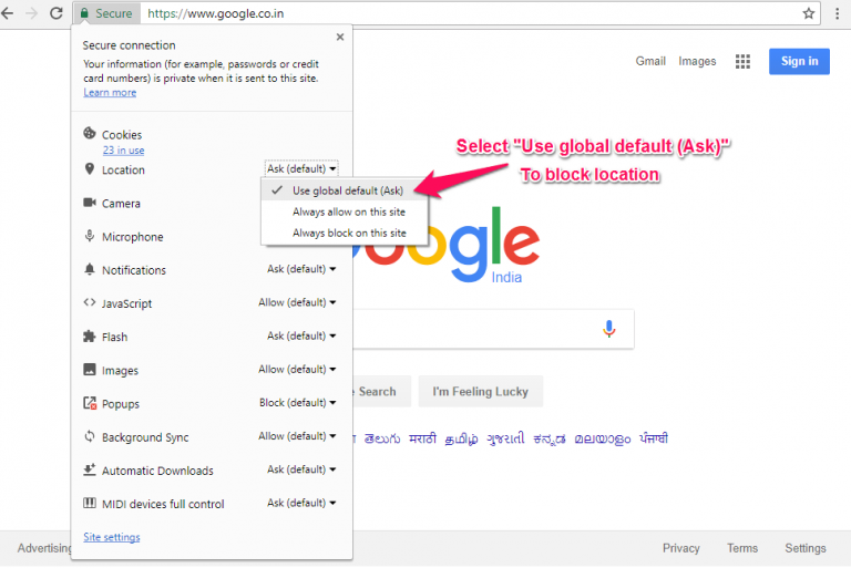 google chrome pop up blocker location google chrome pop up blocker location